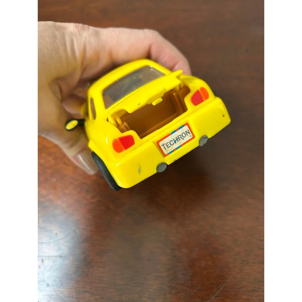 Chevron Cars Tina Turbo No 12 Yellow Collectible Toy Car Techron 1998